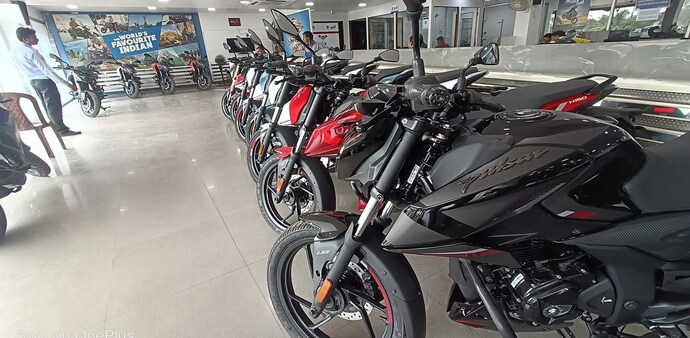 Bajaj currently sells around 2,000 internal combustion engine (ICE) motorcycles a month in Delhi. Bajaj currently sells around 2,000 internal combustion engine (ICE) motorcycles a month in Delhi.