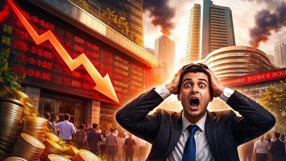 Stock market selloff: Stocks such as IndiGo, Eternal, Bharti Airtel, Infosys, UltraTech Cement, Trent, and Bajaj Finance were the top losers today, falling up to 2.18%. Stock market selloff: Stocks such as IndiGo, Eternal, Bharti Airtel, Infosys, UltraTech Cement, Trent, and Bajaj Finance were the top losers today, falling up to 2.18%.