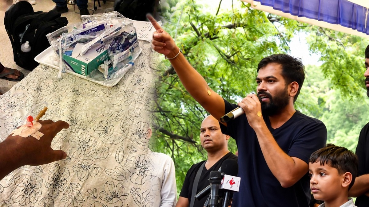 Abhijeet Dipke returned to Delhi's Jantar Mantar