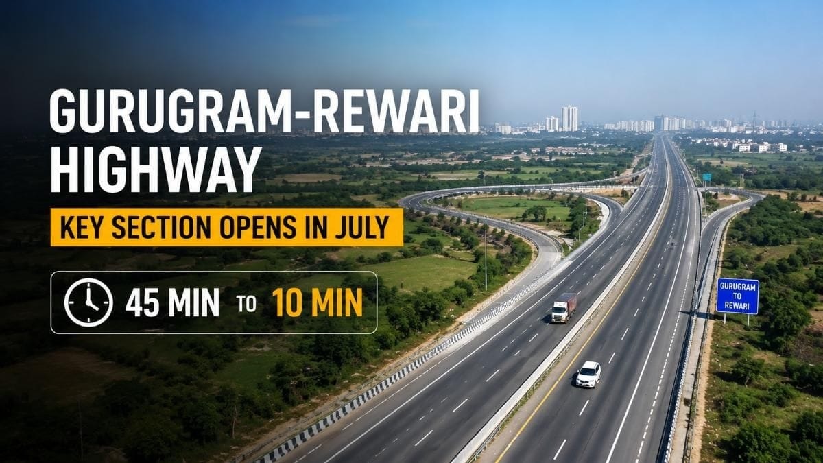 The trial for the 10-km stretch of the Gurugram–Rewari highway that connects the Dwarka Expressway to the KMP commenced
