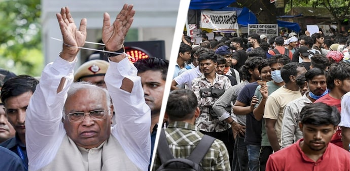 Mallikarjun Kharge criticises Modi govt for allegedly pressurising DU and JNU Mallikarjun Kharge criticises Modi govt for allegedly pressurising DU and JNU
