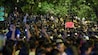 Students' protest: CRPF reviewing RAF's crowd management during the Parliament march Students' protest: CRPF reviewing RAF's crowd management during the Parliament march
