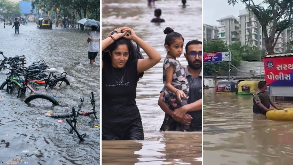 Heavy rain in Gujarat turned deadly as three farm labourers were electrocuted in Navsari and an 11-year-old girl was swept away in Anand.