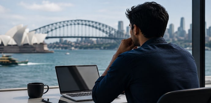 He eventually landed a role with the Australian government, a move he described as a rewarding one. He eventually landed a role with the Australian government, a move he described as a rewarding one.