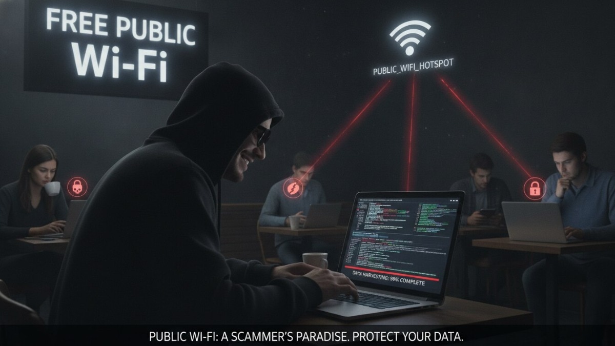 Public WiFi scam