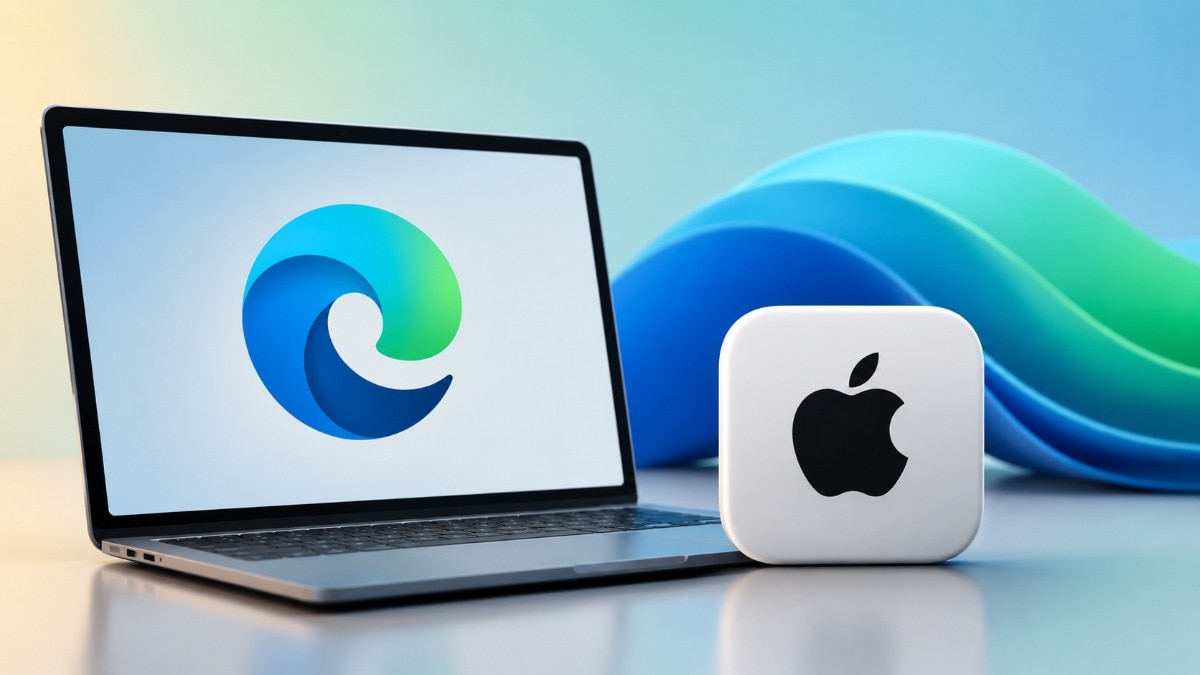 Microsoft Edge Apple login
