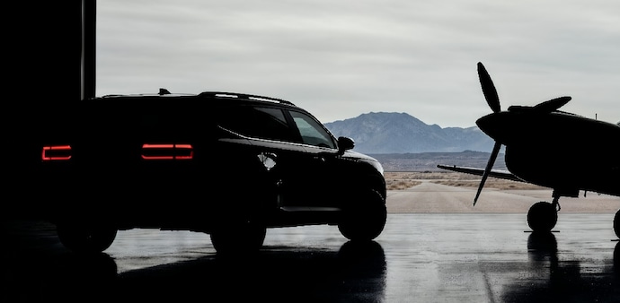 The teaser reveals select design elements of the upcoming 7-seater electric SUV while keeping its overall form under wraps. The teaser reveals select design elements of the upcoming 7-seater electric SUV while keeping its overall form under wraps.