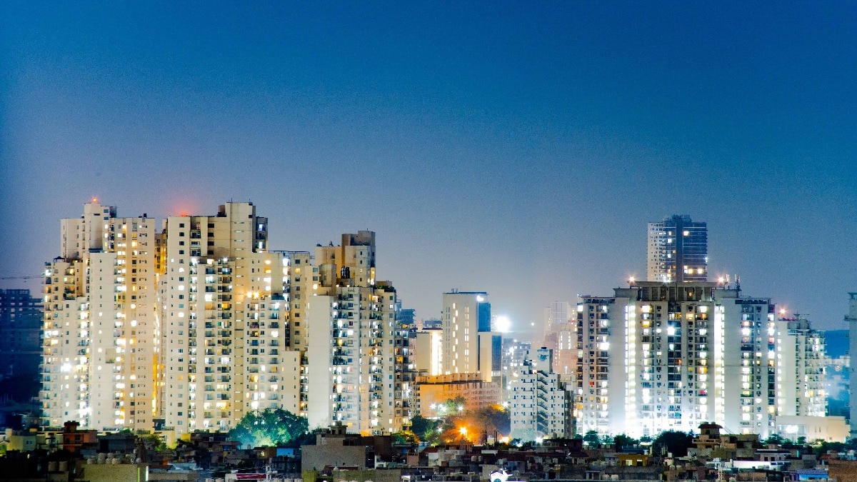 Residential area in Gurgaon