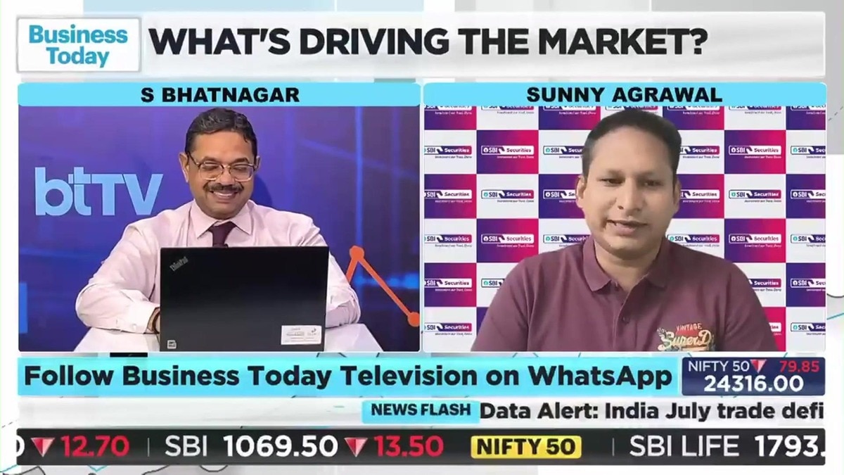BTTV interview with Sunny Agrawal of SBI Securities
