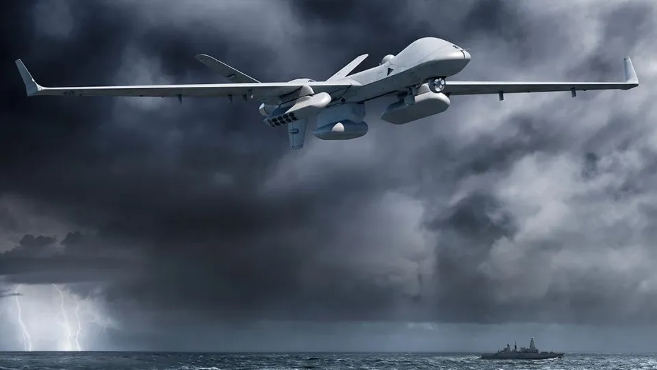 Unlike standard land-based surveillance drones, the Sea Guardian is specifically engineered for all-weather maritime operations and blue-water security.