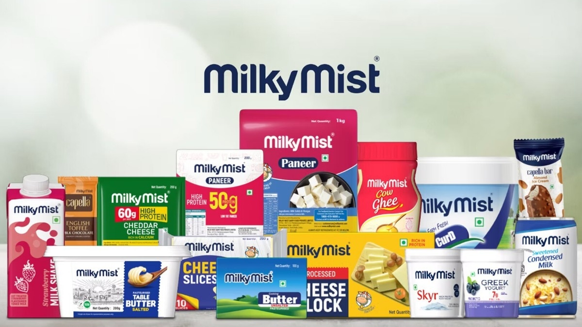 Erode-based Milky Mist Dairy Food is one of India's fastest-growing packaged food companies focused on premium value-added dairy products.