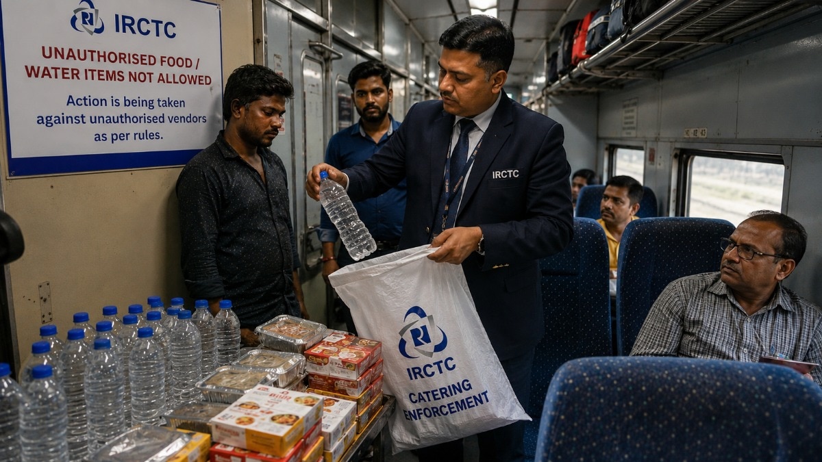 IRCTC cracks down on train food scams: Over 8,000 fake water bottles seized as passenger safety gets priority