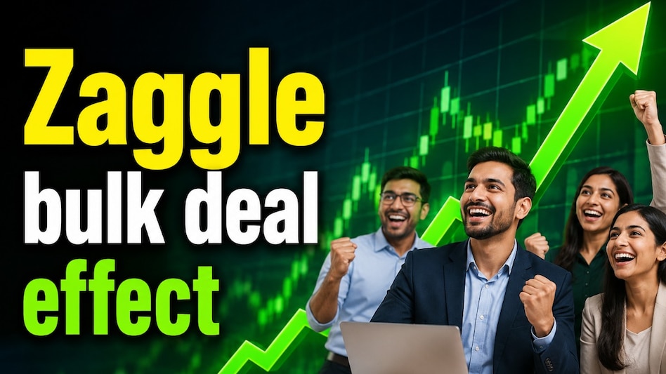 Zaggle bulk deal effect: Taking into account today's rally and yesterday's gain, the stock rose by Rs 30.98 from the bulk deal price. Zaggle bulk deal effect: Taking into account today's rally and yesterday's gain, the stock rose by Rs 30.98 from the bulk deal price.