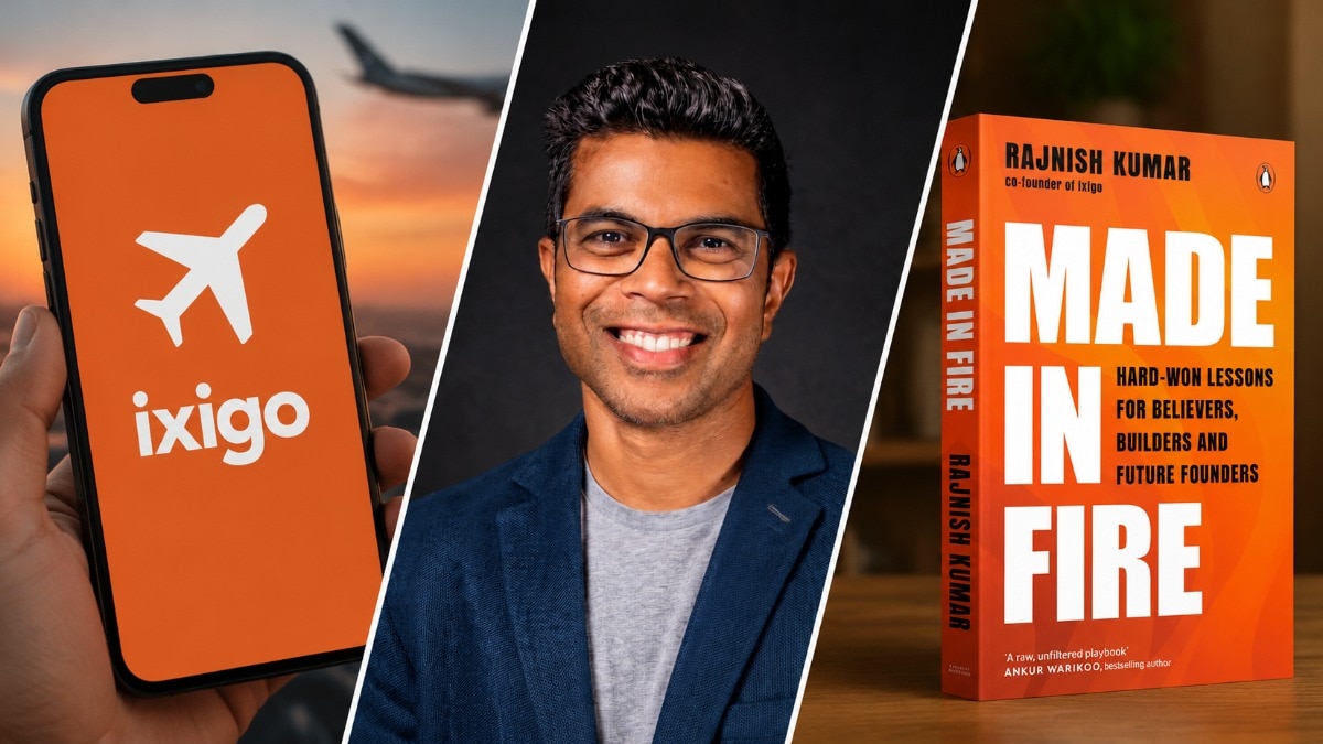 Ixigo Co-founder and Group CEO Rajnish Kumar has come up with a new book, 'Made in Fire: Hard-Won Lessons for Believers, Builders and Future Founders'