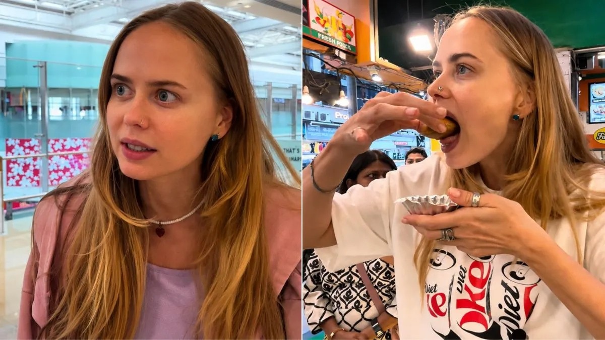 ‘I was wrong’:  Russian influencer regrets ₹60 panipuri complaint after seeing ₹1,096 price in Dubai  