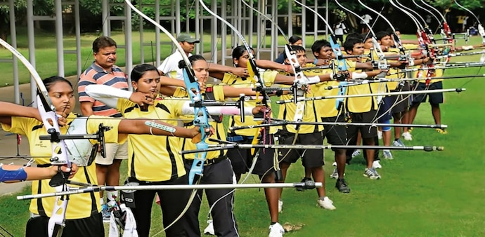 Tata Steel's Archery Academy for employees and the local community. Tata Steel's Archery Academy for employees and the local community.