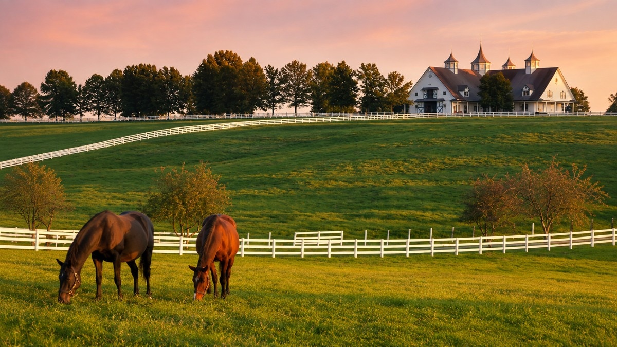 The history of Castleton Farm stretches back to 1793, when future US Senator John Breckinridge purchased land outside Lexington.(Picture credit: Trip savvy)
