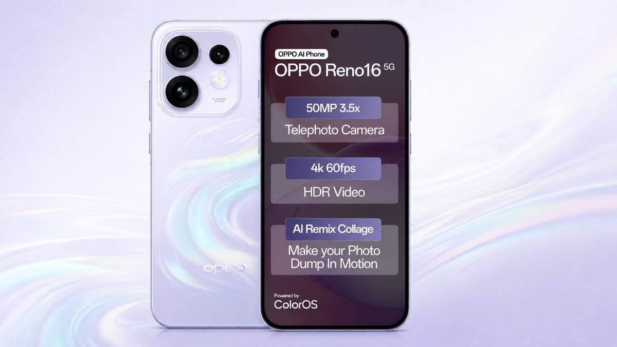 OPPO Reno 16 could get a cheaper 8GB+128GB variant in India, report suggests