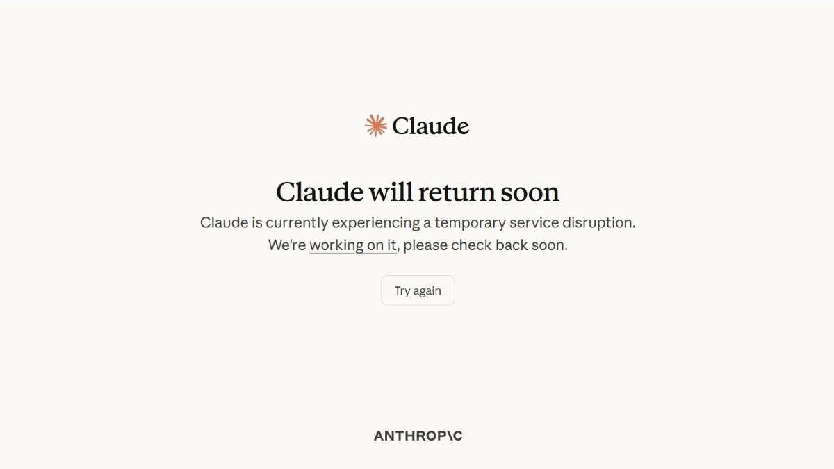 Claude down