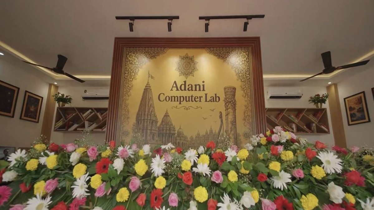 'Humble effort to bridge our ancient tradition...': Adani sets up computer lab at Ayodhya gurukul
