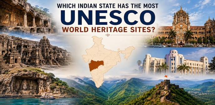Which Indian state has the most UNESCO World Heritage Sites? Which Indian state has the most UNESCO World Heritage Sites?