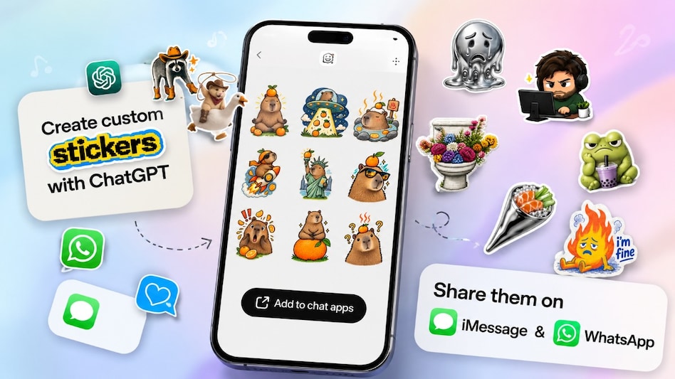 ChatGPT Unleashes Customizable AI Stickers for Your Favorite Messaging Apps