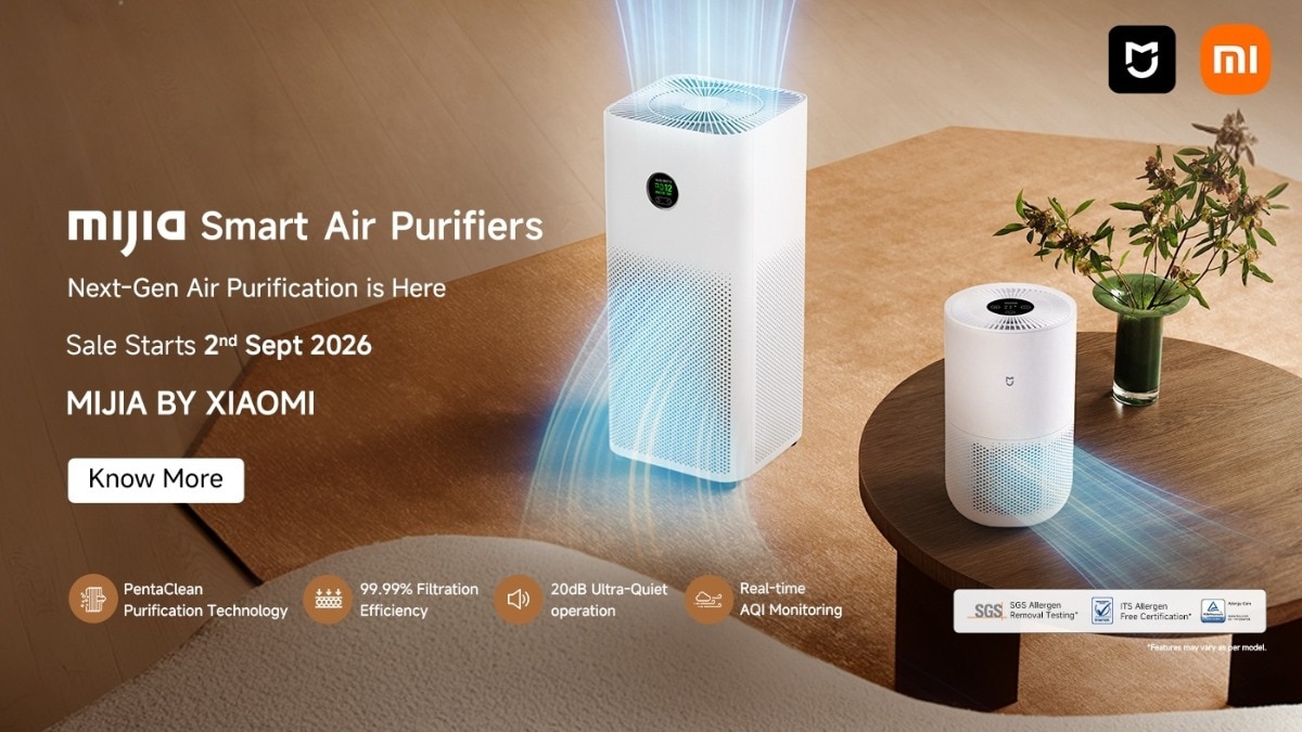 Mijia air purifiers 6 and 4
