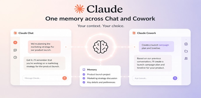 Claude Cowork now shares memory with Claude Chat, making AI tasks more seamless for users Claude Cowork now shares memory with Claude Chat, making AI tasks more seamless for users