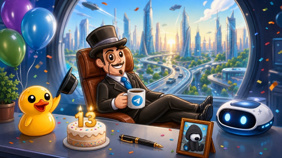 Telegram marks its 13th anniversary with new tools for chats, groups and digital gifts.