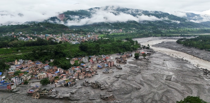 Another flood threat? China says barrier lake near Nepal border is overflowing Another flood threat? China says barrier lake near Nepal border is overflowing