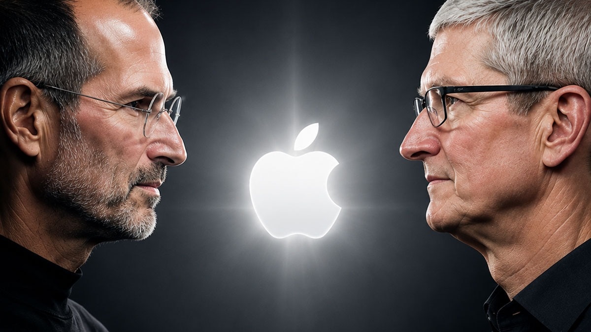 Tim Cook and Steve Jobs