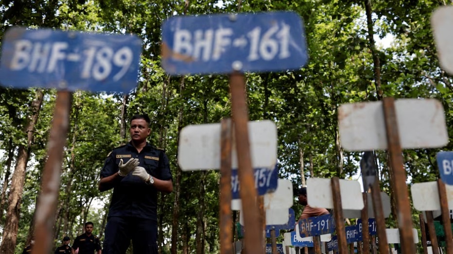 Nepal flash flood: Site of mass burial of unidentified victims
