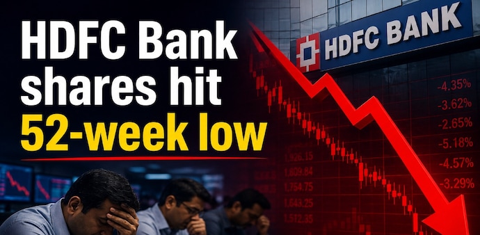 HDFC Bank share price: The trend has been extremely bearish for the banking stock, which trades below the 10 day, 20 day, 30 day, 50 day, 100 day, 150 day and 200 day simple moving averages. HDFC Bank share price: The trend has been extremely bearish for the banking stock, which trades below the 10 day, 20 day, 30 day, 50 day, 100 day, 150 day and 200 day simple moving averages.