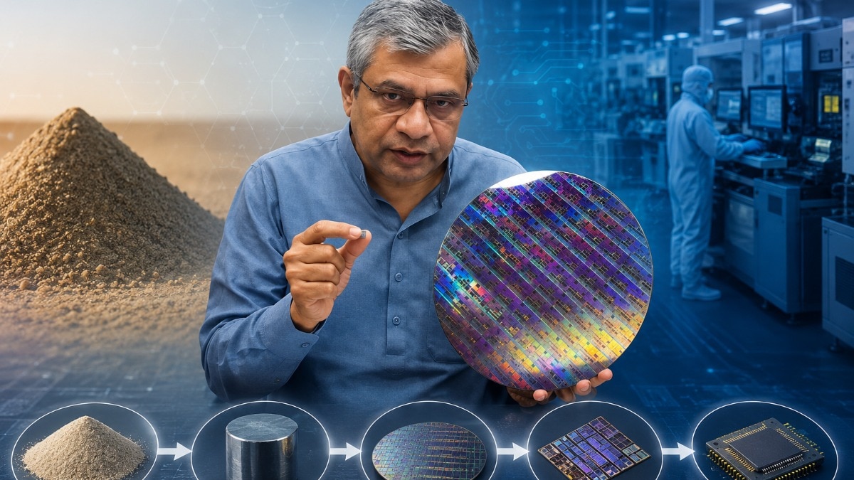From sand to chip: Ashwini Vaishnaw explains how semiconductors are made (Image: AI generated)
