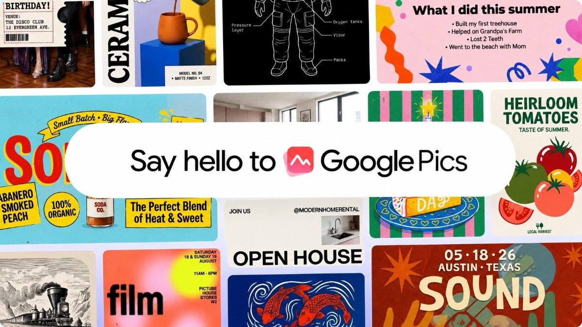 Google Pics: Google launches AI design tool to take on Canva and Adobe Express