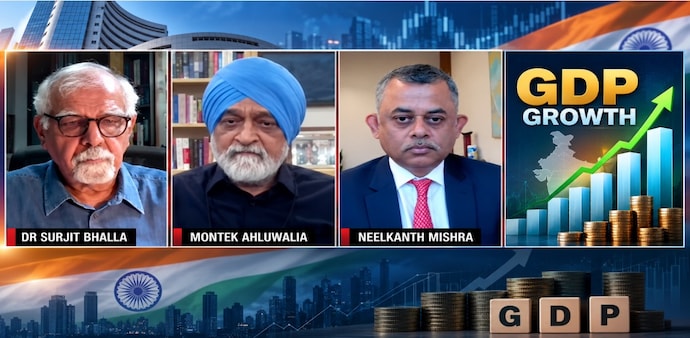 Economists Surjit Bhalla, Montek Singh Ahluwalia and Neelkanth Mishra discussed the accuracy, revisions and methodology behind India’s latest GDP numbers. Economists Surjit Bhalla, Montek Singh Ahluwalia and Neelkanth Mishra discussed the accuracy, revisions and methodology behind India’s latest GDP numbers.