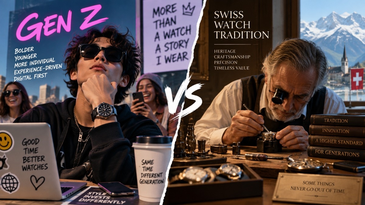 Swiss watchmakers struggle to win Gen Z