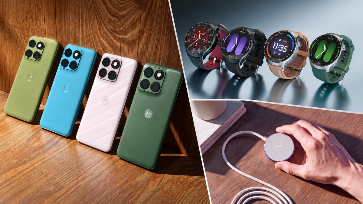 Motoroloa edge 70 Plus, Moto Watch Ultra and Moto Snap wireless charger