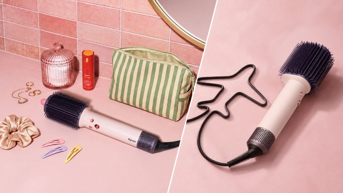 Dyson Airsmooth combines airflow, PivotFlex bristles and heat control for easy styling.