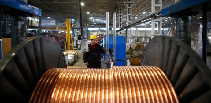 Three-month copper futures on the London Metal Exchange rose as much as 0.7 per cent to $14,617 a tonne on Tuesday. Three-month copper futures on the London Metal Exchange rose as much as 0.7 per cent to $14,617 a tonne on Tuesday.