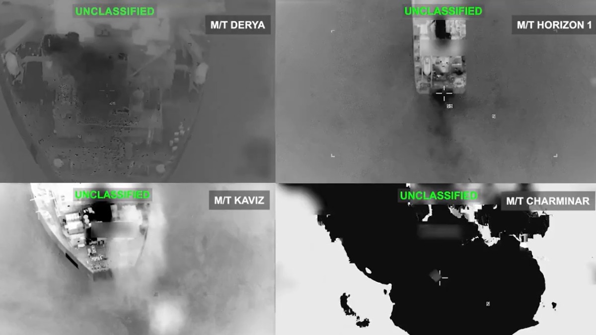 US-Iran war: CENTCOM destroys Iranian crude oil carriers