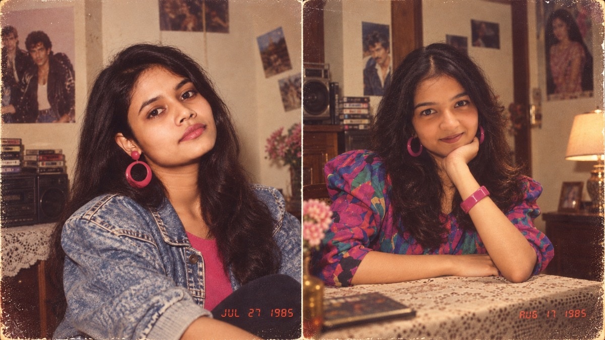 ChatGPT helps users turn modern portraits into authentic-looking 1980s-style photos.