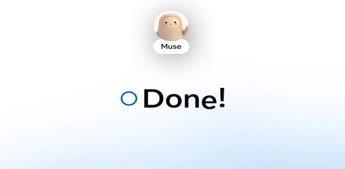 Meta said that users can interact with Muse through a chat-like interface within the Muse app. Meta said that users can interact with Muse through a chat-like interface within the Muse app.