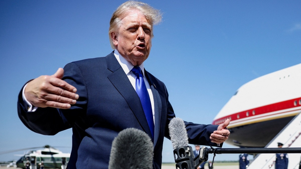 Trump added that while diplomatic talks remain possible, "it's not something we're looking at."