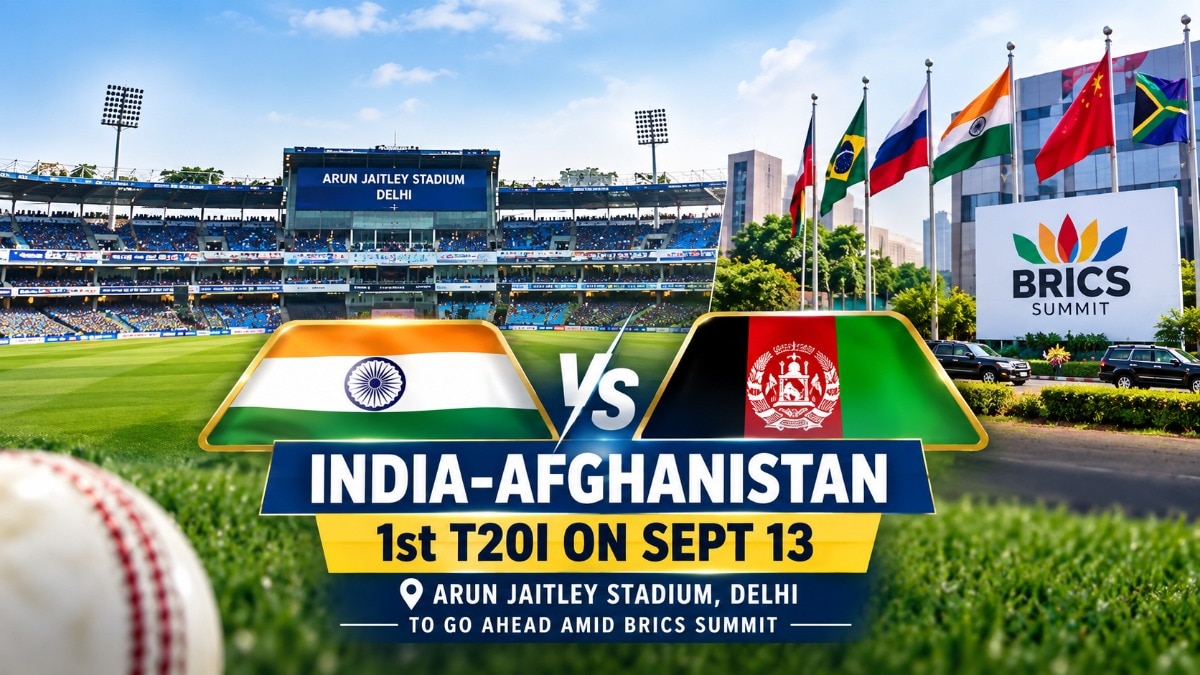India vs Afghanistan 1st T20I in Delhi on Sept 13 to go ahead despite BRICS Summit India vs Afghanistan 1st T20I in Delhi on Sept 13 to go ahead despite BRICS Summit