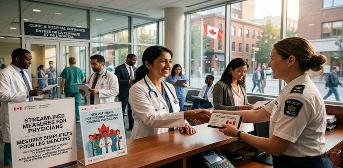 IRCC confirmed that "physicians can also include their family members in their application." (AI Image) IRCC confirmed that "physicians can also include their family members in their application." (AI Image)