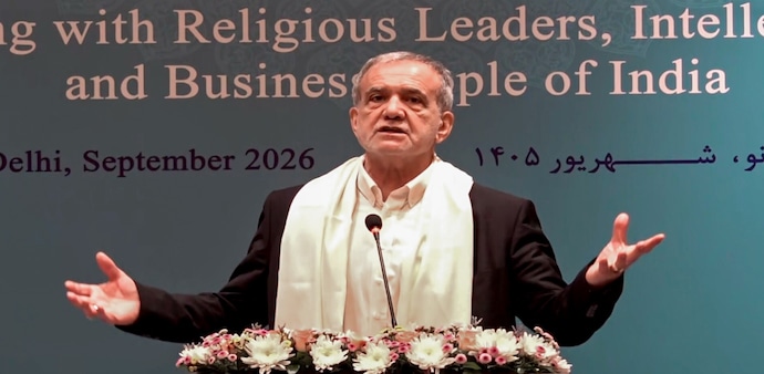 Iranian President Pezeshkian at the BRICS Business Forum Iranian President Pezeshkian at the BRICS Business Forum