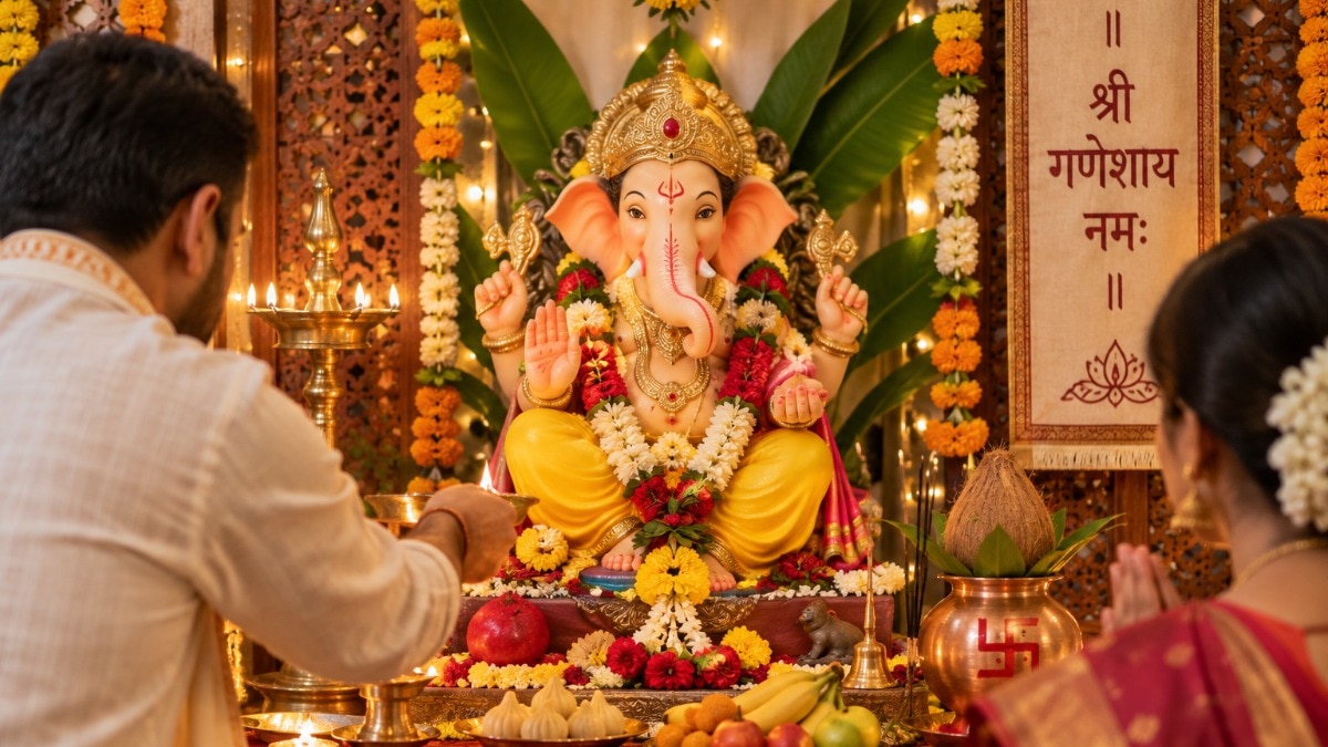 The festival is celebrated on the Chaturthi tithi of the Shukla Paksha in the month of Bhadrapada 
