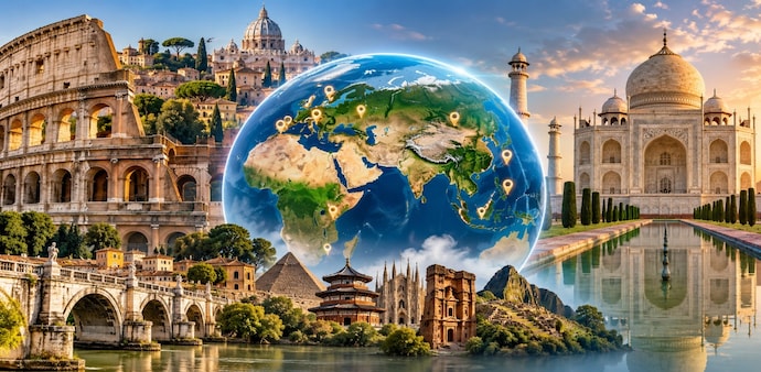 UNESCO divides World Heritage properties into three broad categories: cultural, natural and mixed. (AI generated image) UNESCO divides World Heritage properties into three broad categories: cultural, natural and mixed. (AI generated image)