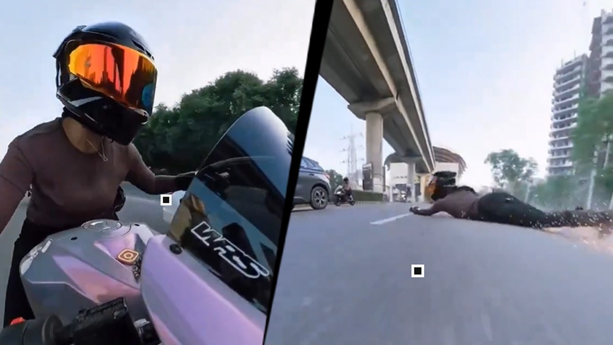 Drunk men slam car against woman biker in Gurugram